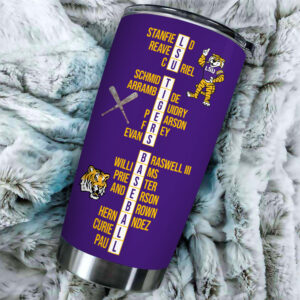 LSU Tigers Baseball Tumbler Cup - TANTN 13929