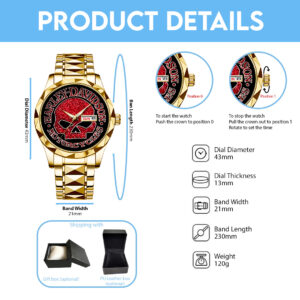 Harley Davidson Alloy Luxury Quartz Watch - TANTN 13939