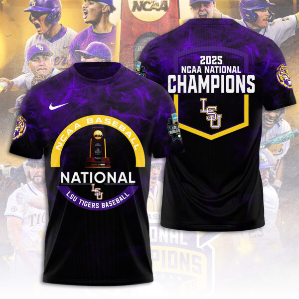 LSU Tigers Baseball 3D Apparel - TANTN 13976