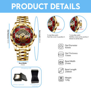 Manchester United Alloy Luxury Quartz Watch - TANTN 14055