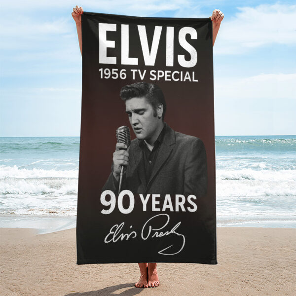 Elvis Presley Rectangle Beach Towel - TANTN 14059
