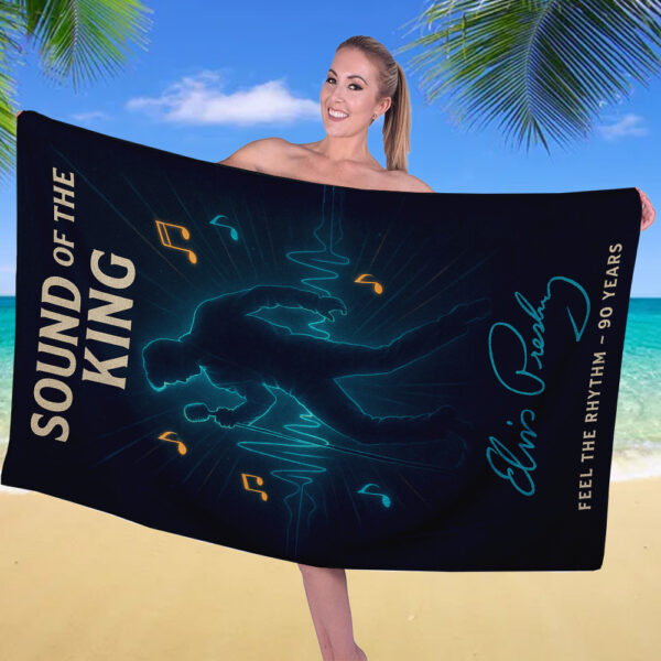 Elvis Presley Rectangle Beach Towel - TANTN 14061