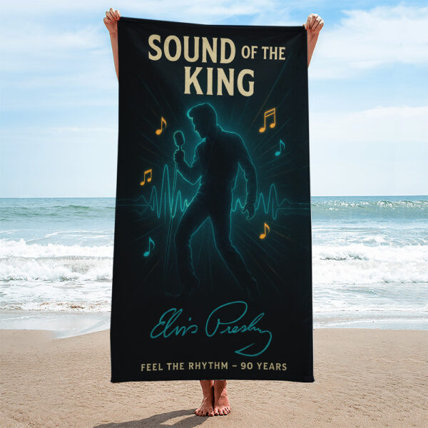 Elvis Presley Rectangle Beach Towel - TANTN 14061