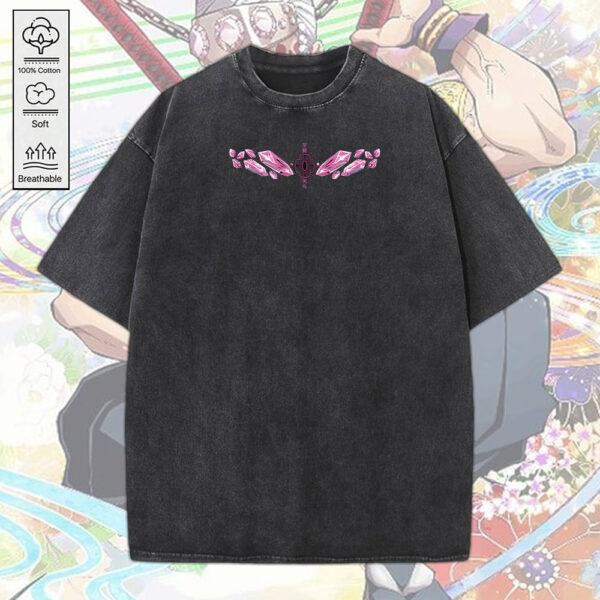 Tengen Uzui x Demon Slayer 2D Acid Washed Cotton Shirt - MEDIA 121