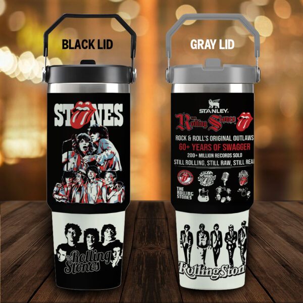 The Rolling Stones Flip Straw 30oz Tumbler - TANTN 13416