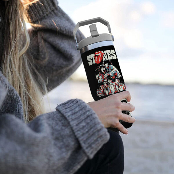 The Rolling Stones Flip Straw 30oz Tumbler - TANTN 13416