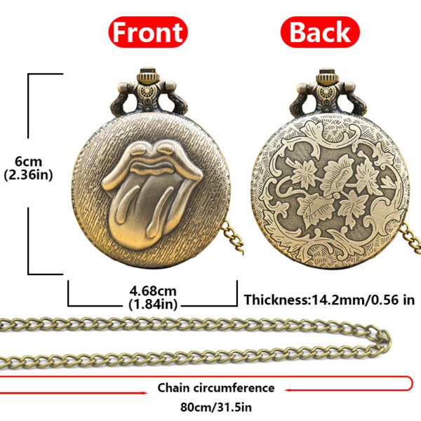 The Rolling Stones Quartz Pocket Watch - MAITM DROP114