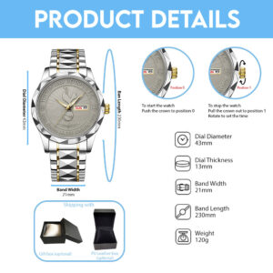Tottenham Hotspur FC Alloy Luxury Quartz Watch - TANTN 14046