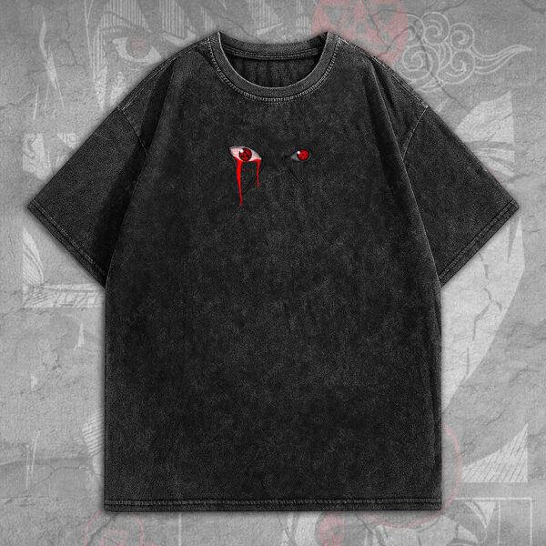 Naruto 2D Acid Washed Cotton Shirt - MEDIA 005
