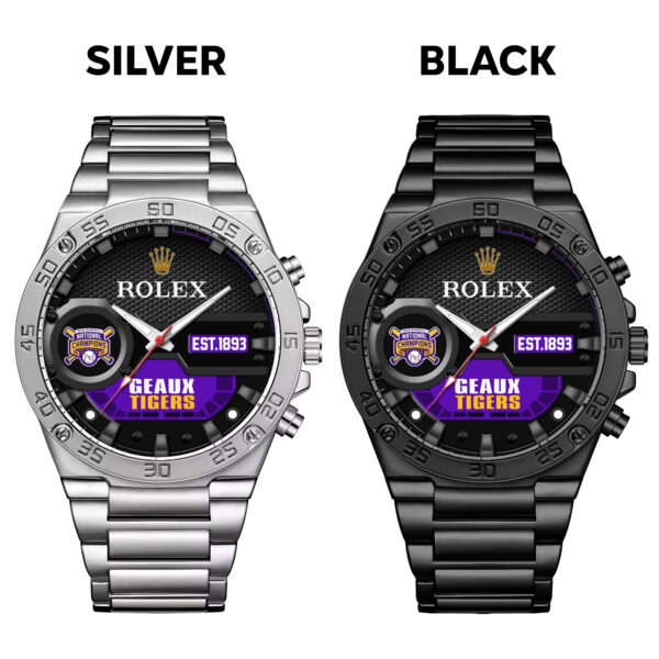 LSU Tigers Baseball x Rolex Gentleman Stainless Steel Watch - MAITM 12013