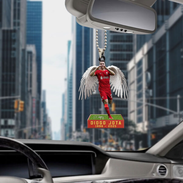Liverpool FC x Diogo Jota Custom Shape 1-sided Acrylic Car Ornament - MAITM 12025