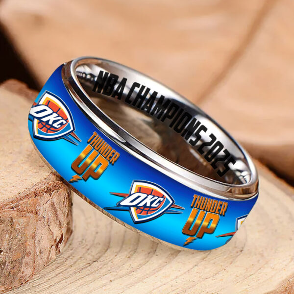 Oklahoma City Thunder Custom Alloy Ring - MAITM 11941