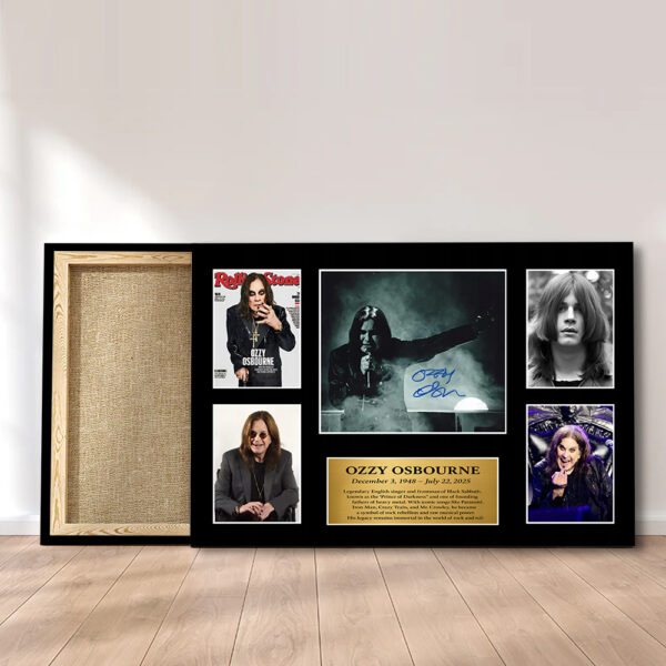 Ozzy Osbourne Rectangle Canvas With Inner Frame - MAITM 12382