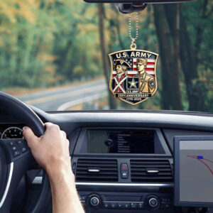 US Army Custom shape 2-sided Acrylic Car Ornament - MAITM 12348