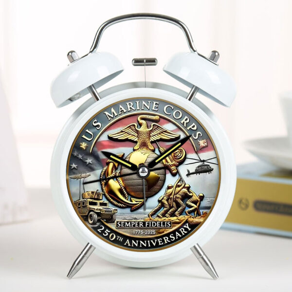 US Marine Corps Custom Alarm Clock - MAITM 12284