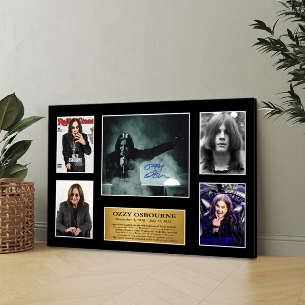 Ozzy Osbourne Rectangle Canvas With Inner Frame - MAITM 12382