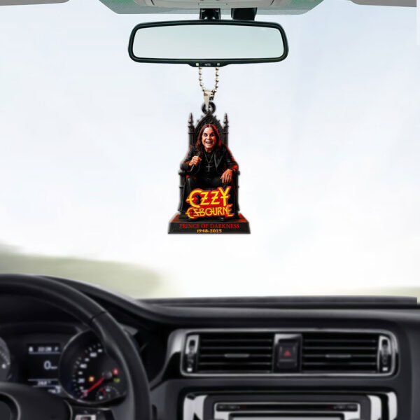 Ozzy Osbourne Custom Shape 1-sided Acrylic Car Ornament - MAITM 12299