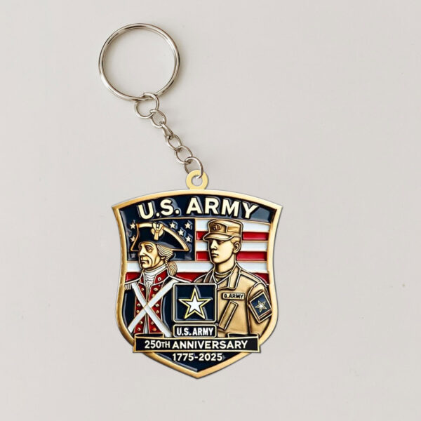 US Army Custom Shape 2-sided Keychain - MAITM 12347