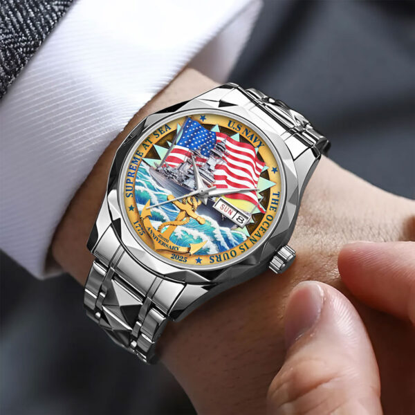US Navy Alloy Luxury Quartz Watch - MAITM 12193