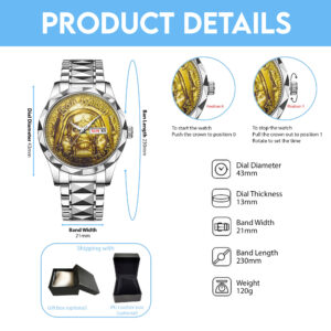 IRMA Alloy Luxury Quartz Watch - MAITM 11936