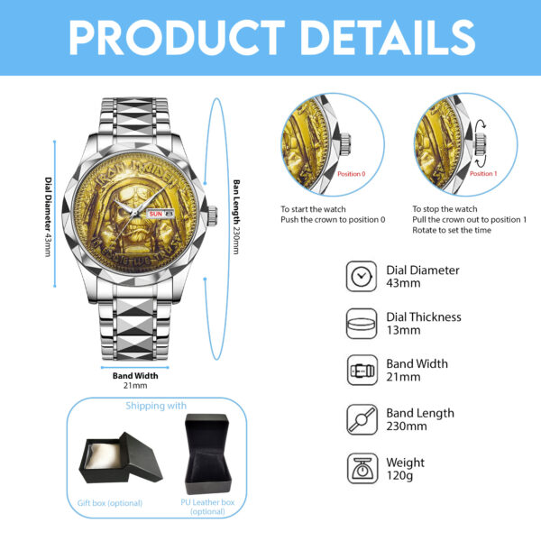IRMA Alloy Luxury Quartz Watch - MAITM 11936