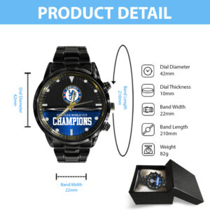 Chelsea FC x Rolex Black Stainless Steel Watch - MAITM 12123