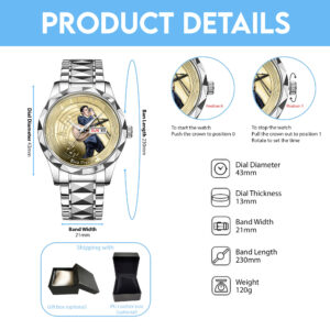 Elvis Presley Alloy Luxury Quartz Watch - MAITM 12059