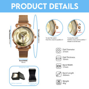 Elvis Presley Mesh Strap Quartz Watch - MAITM 12061