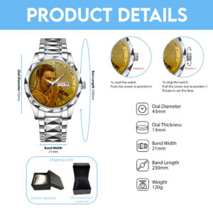 Freddie Mercury Alloy Luxury Quartz Watch - MAITM 12080
