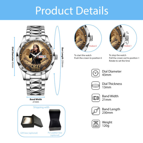 Ozzy Osbourne Alloy Luxury Quartz Watch - MAITM 12271