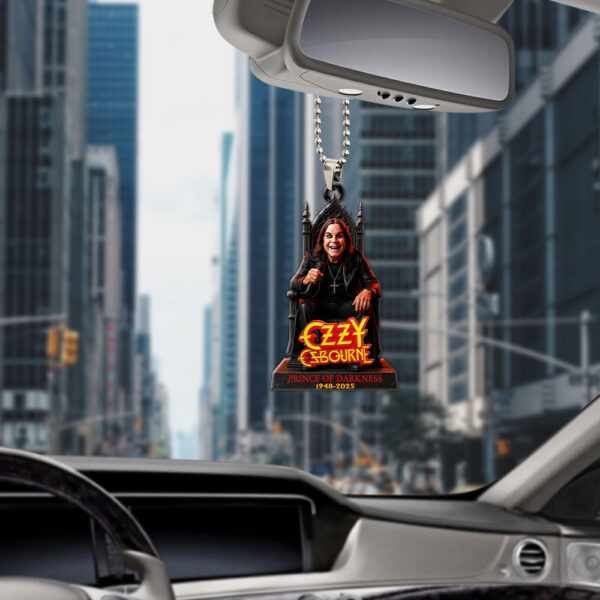 Ozzy Osbourne Custom Shape 1-sided Acrylic Car Ornament - MAITM 12299