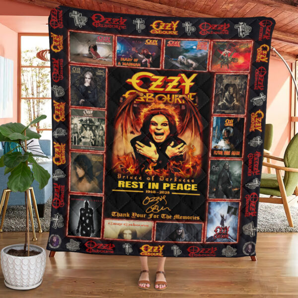 Ozzy Osbourne Quilt Blanket - MAITM 12368