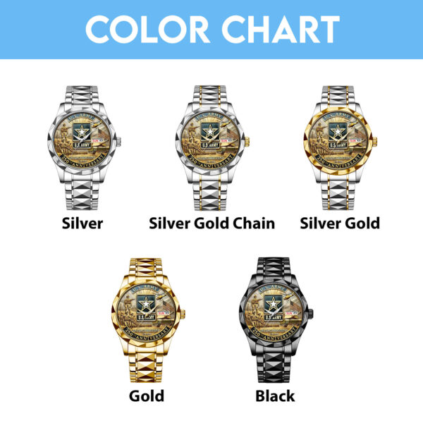 US Army Alloy Luxury Quartz Watch - MAITM 12168