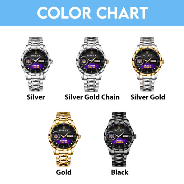 LSU Tigers Baseball x Rolex Alloy Luxury Quartz Watch - MAITM 11903