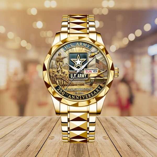 US Army Alloy Luxury Quartz Watch - MAITM 12168