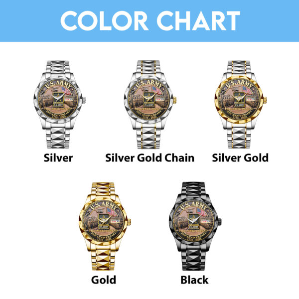US Army Alloy Luxury Quartz Watch - MAITM 12171