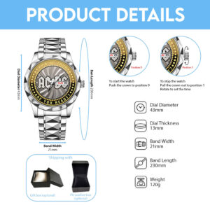 Rock Music Alloy Luxury Quartz Watch - MAITM 12100