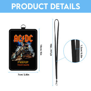 Personalized Rock Music ID Badge Holder - TANTN 14665