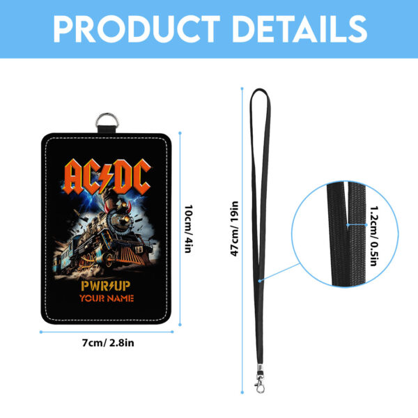 Personalized Rock Music ID Badge Holder - TANTN 14665