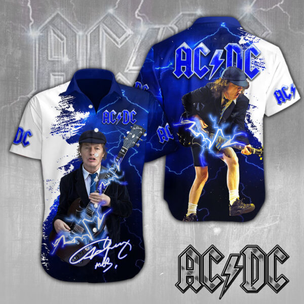 Rock Music x Angus Young Short Sleeve Dress Shirt – MAITM 11931