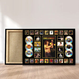 Rock Music x Bon Scott Rectangle Canvas With Inner Frame - MAITM 11990