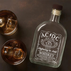 Rock Music 25oz Empty Whiskey Bottle - TANTN 14862