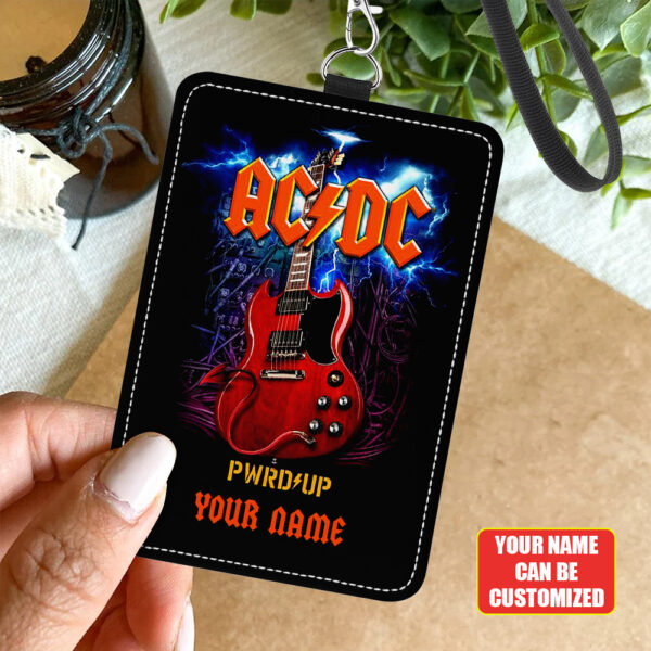 Personalized Rock Music ID Badge Holder - TANTN 14666