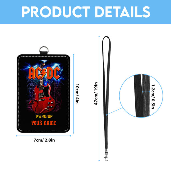 Personalized Rock Music ID Badge Holder - TANTN 14666