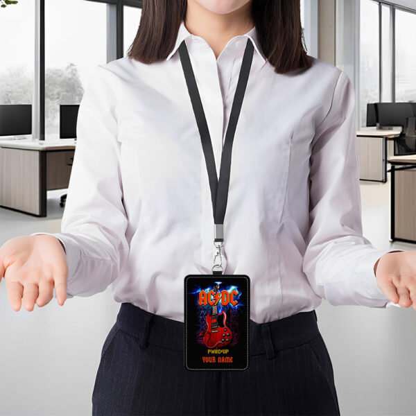 Personalized Rock Music ID Badge Holder - TANTN 14666