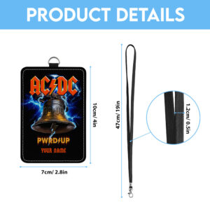Personalized Rock Music ID Badge Holder - TANTN 14667
