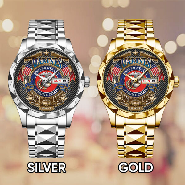US Marine Corps Alloy Luxury Quartz Watch - TMTHU 107