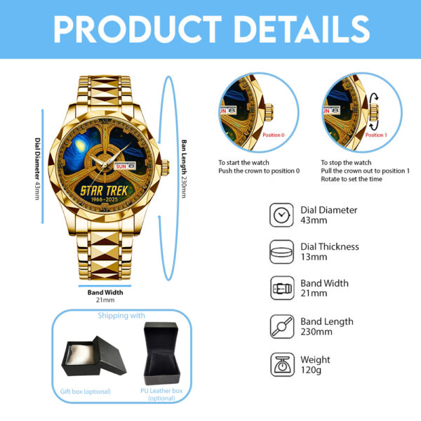 Star Trek Alloy Luxury Quartz Watch - TMTHU 125