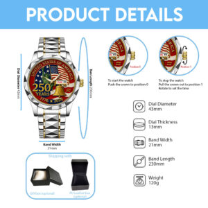 US250 Alloy Luxury Quartz Watch - TANTN 14623