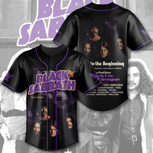 Black Sabbath Baseball Jersey - TMTHU 053
